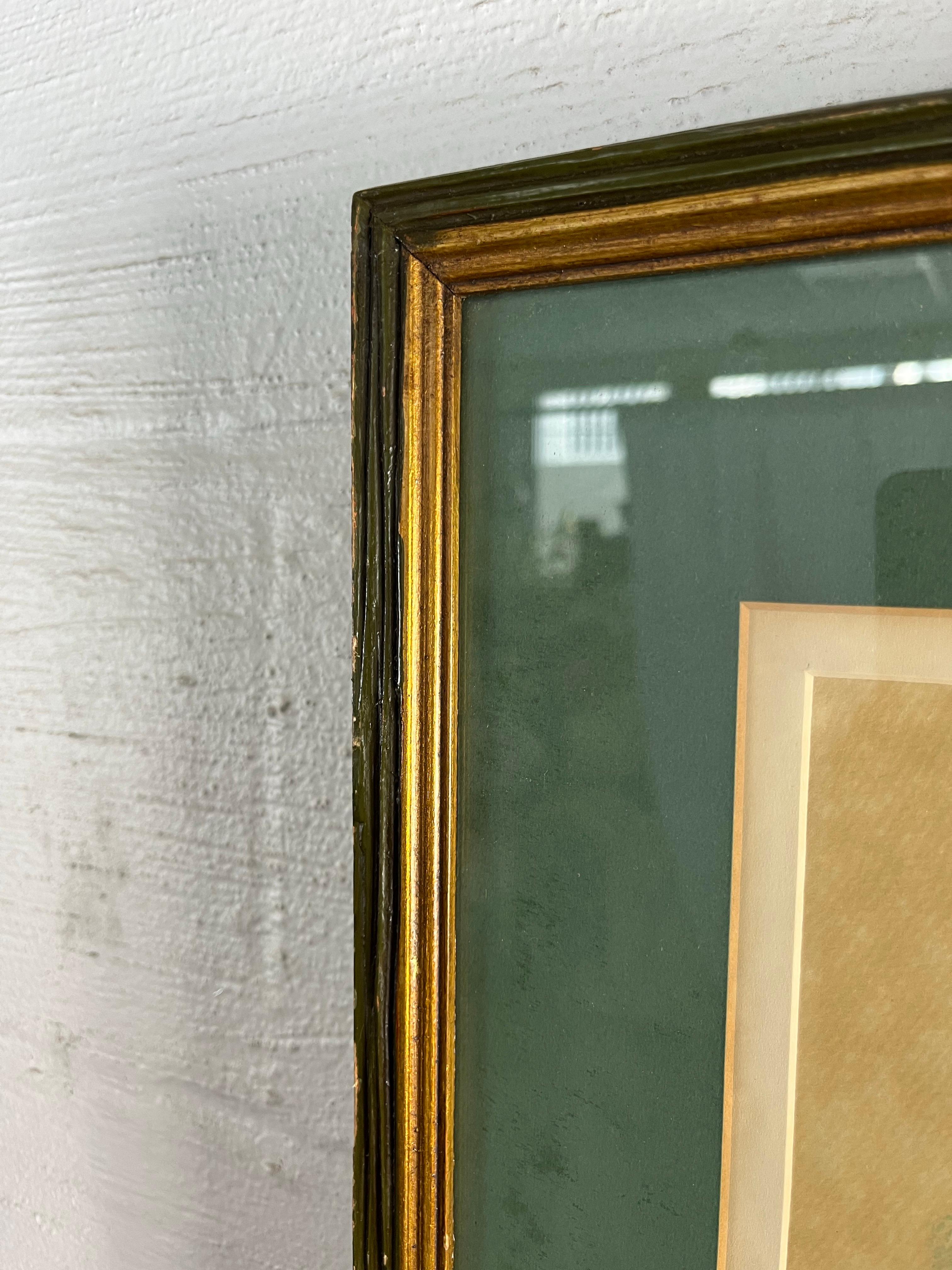 Mitte des Jahrhunderts Edna Gass Harlekin Jester Gemälde Drama Major im Angebot 3