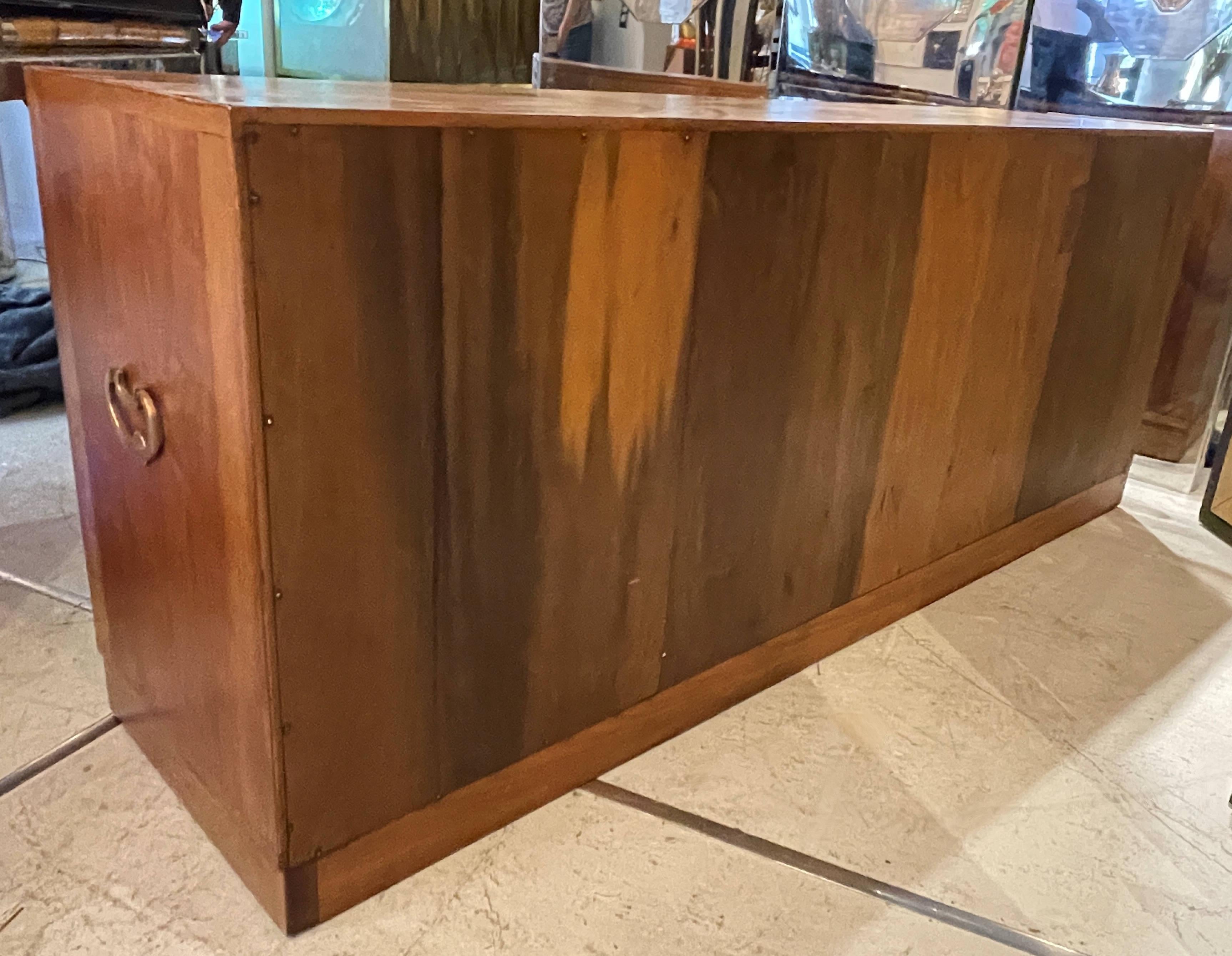 Mid-Century Edward Wormley for Dunbar Credenza with Brass Hardware For Sale 8