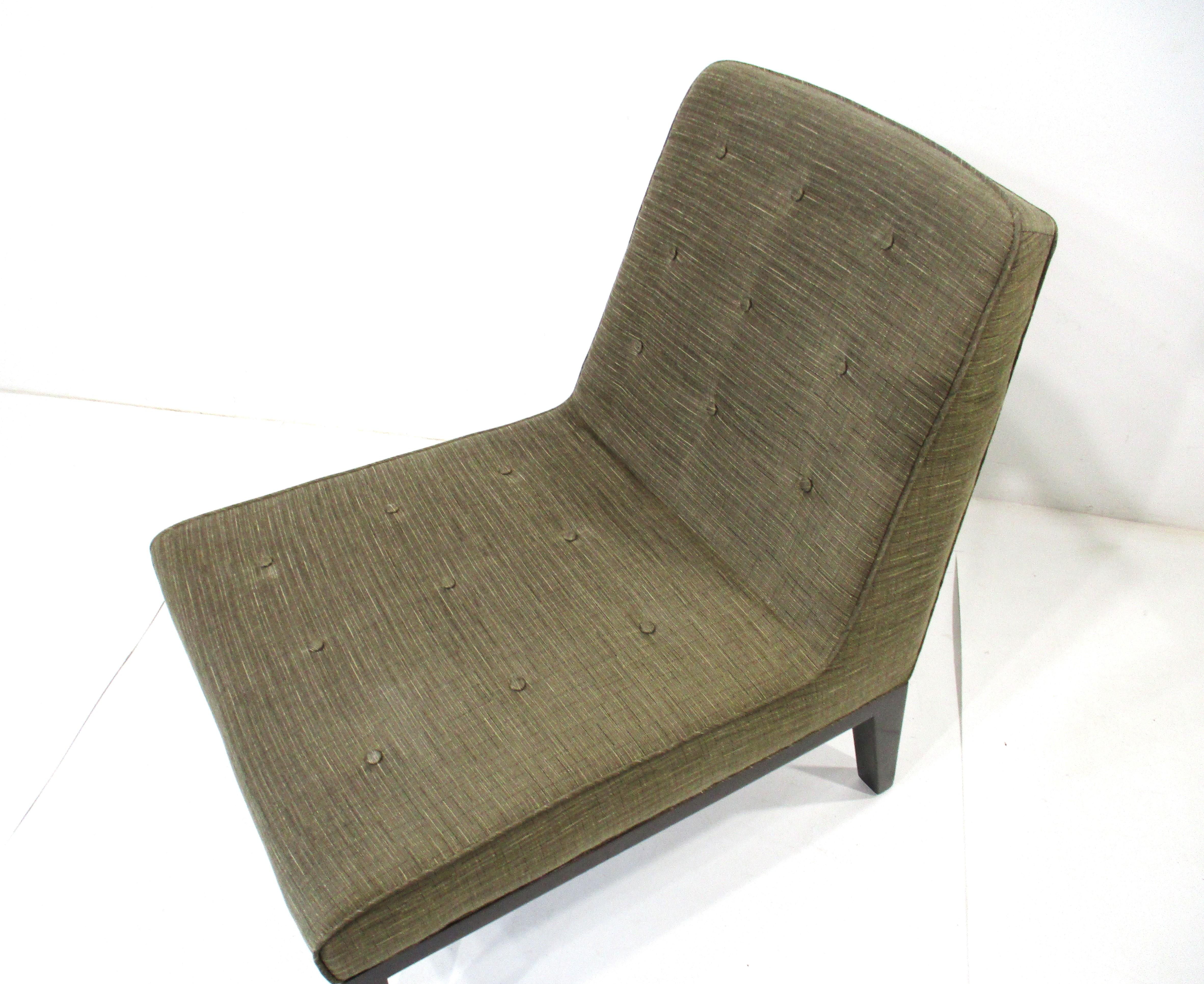 Silla Slipper Dunbar Mid Century de Edward Wormley en venta 2