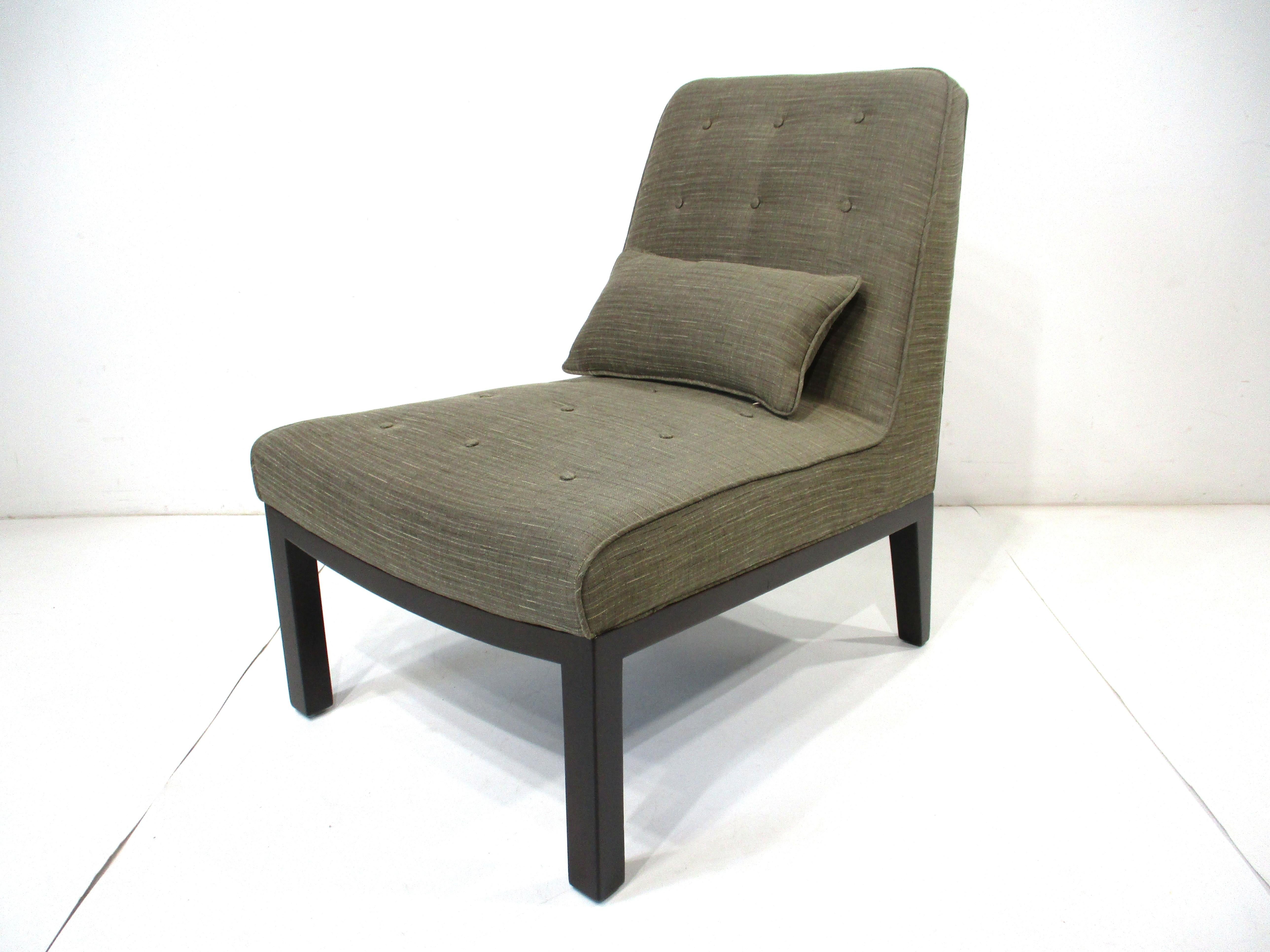 Silla Slipper Dunbar Mid Century de Edward Wormley en venta 6