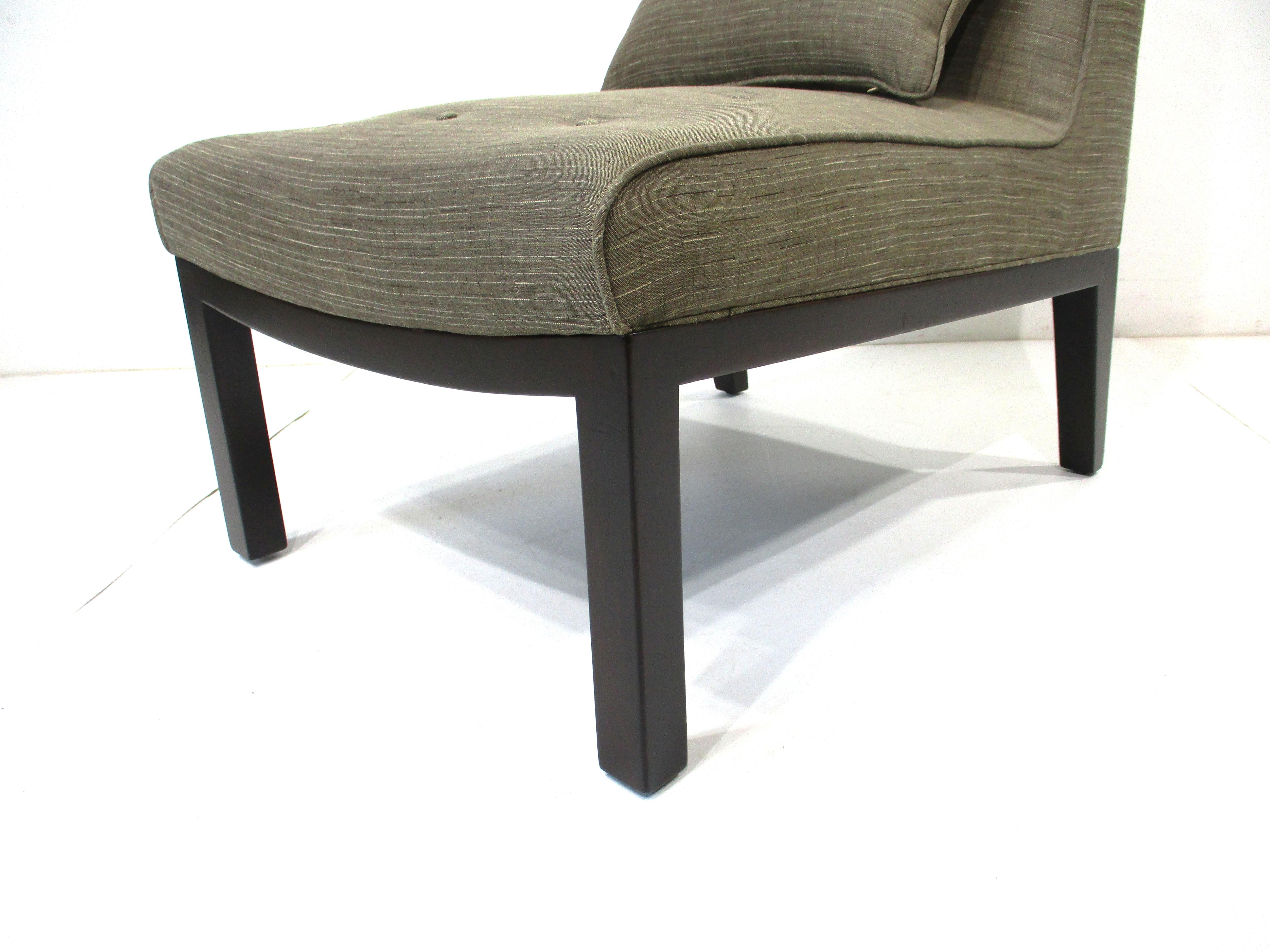 Silla Slipper Dunbar Mid Century de Edward Wormley en venta 4