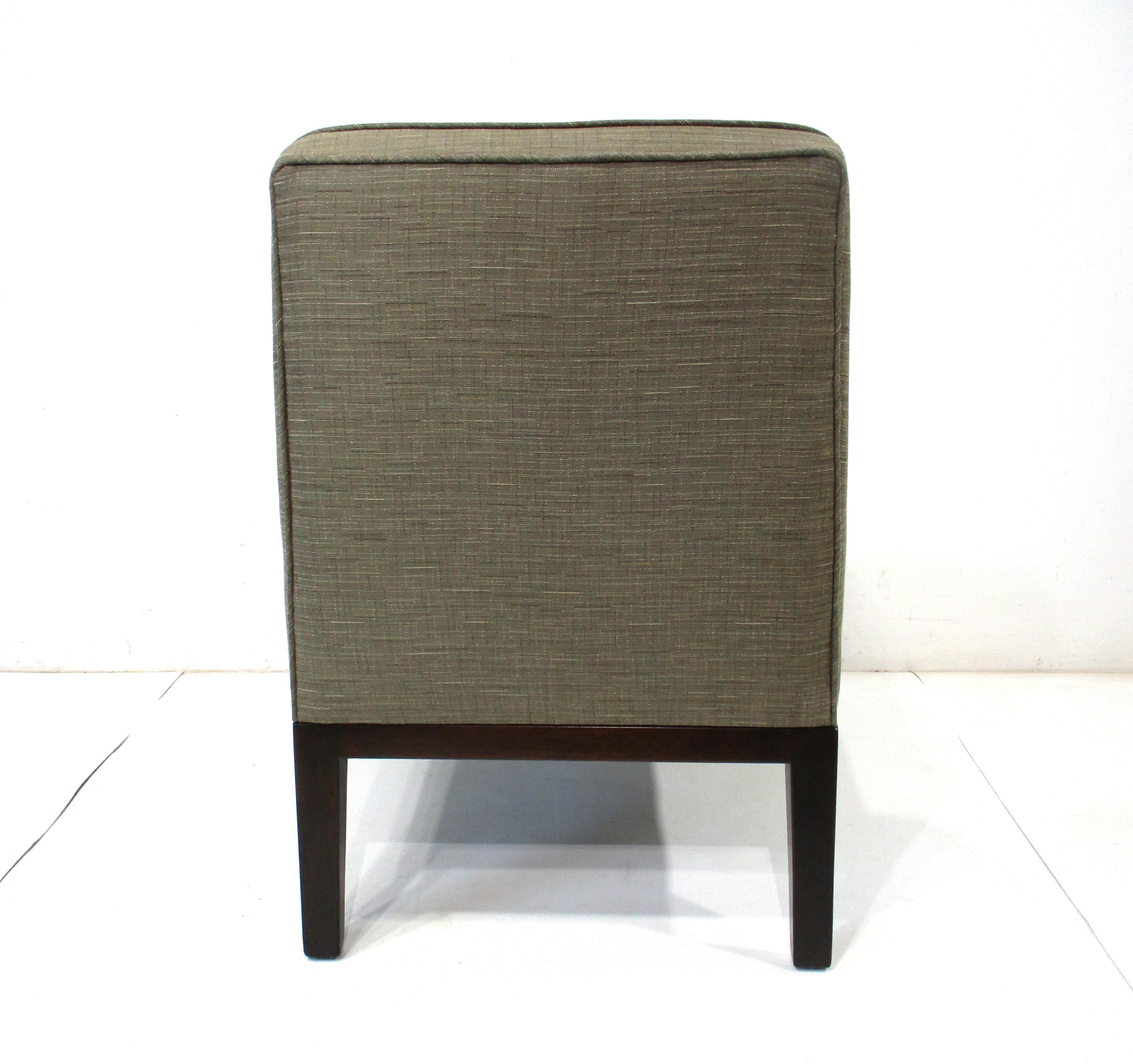 Silla Slipper Dunbar Mid Century de Edward Wormley mediados del siglo XX en venta