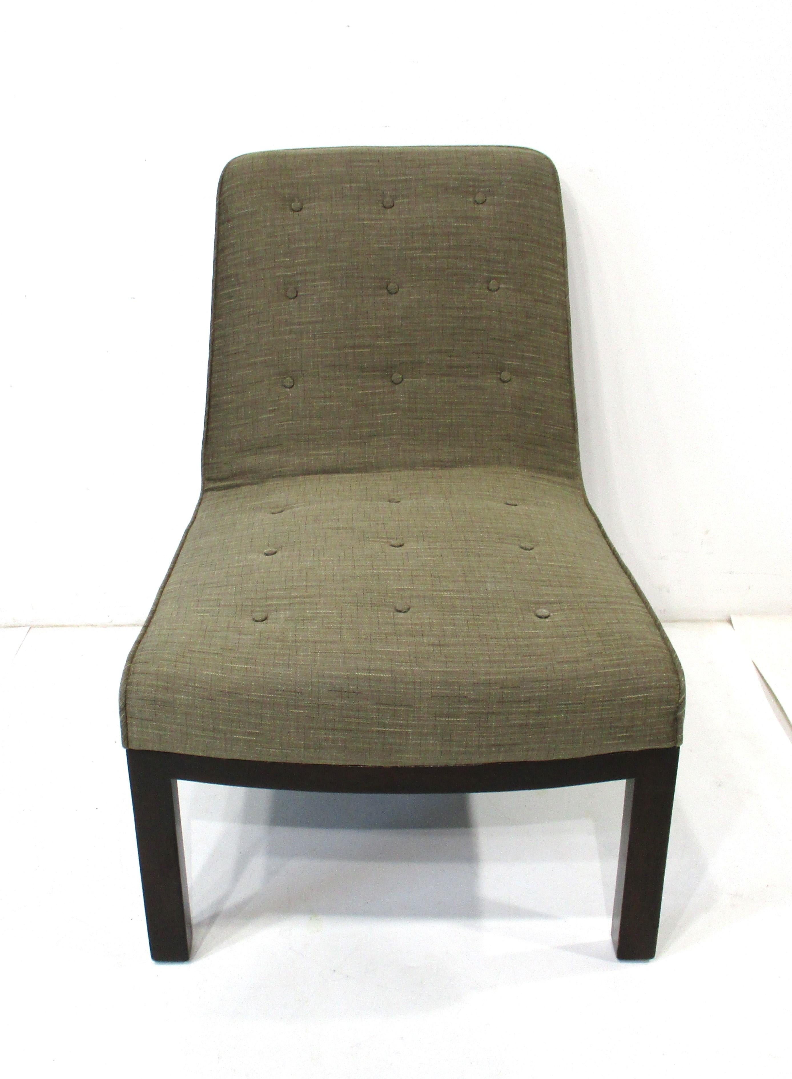 Silla Slipper Dunbar Mid Century de Edward Wormley en venta 1