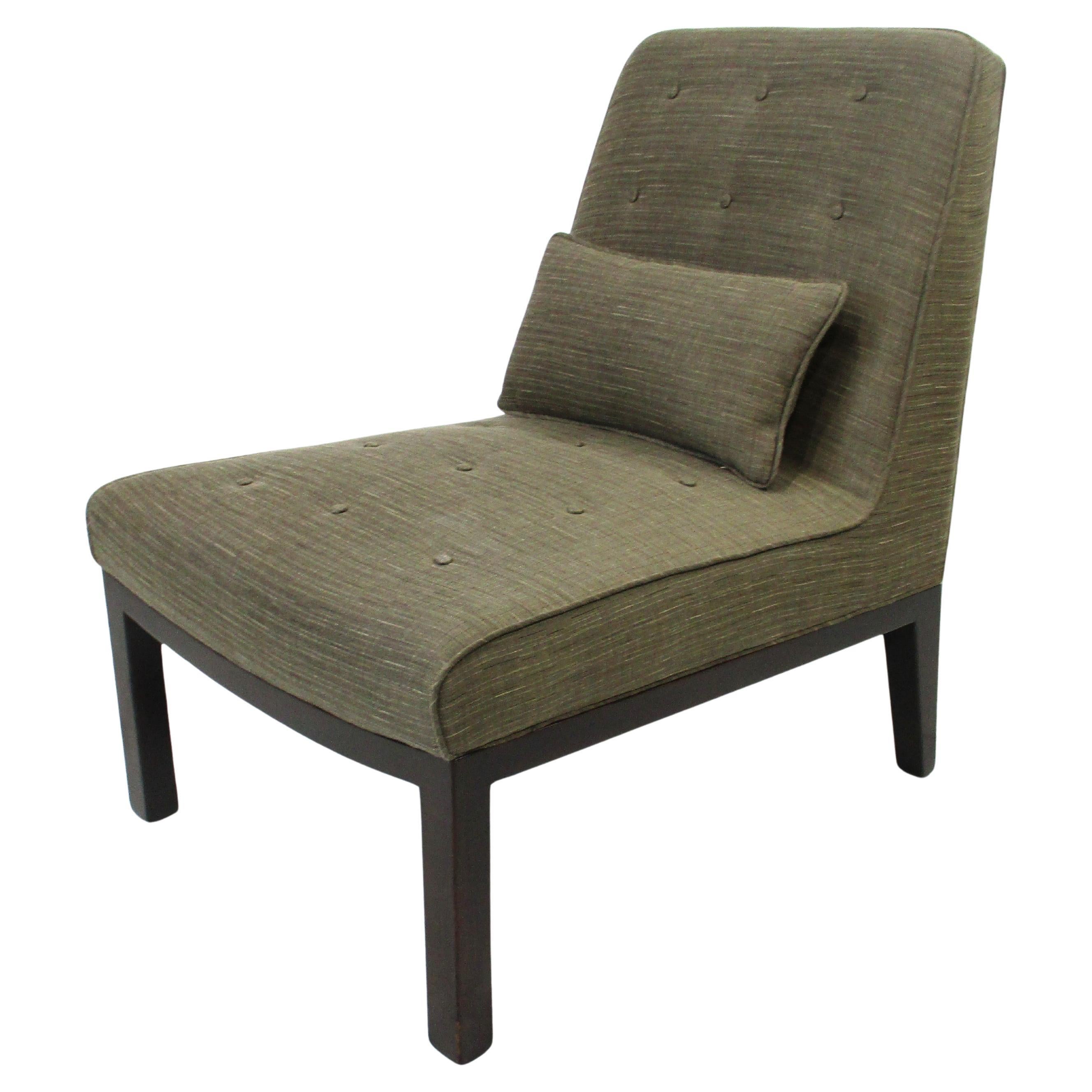Dunbar Mid Century Slipper Chair by Edward Wormley
