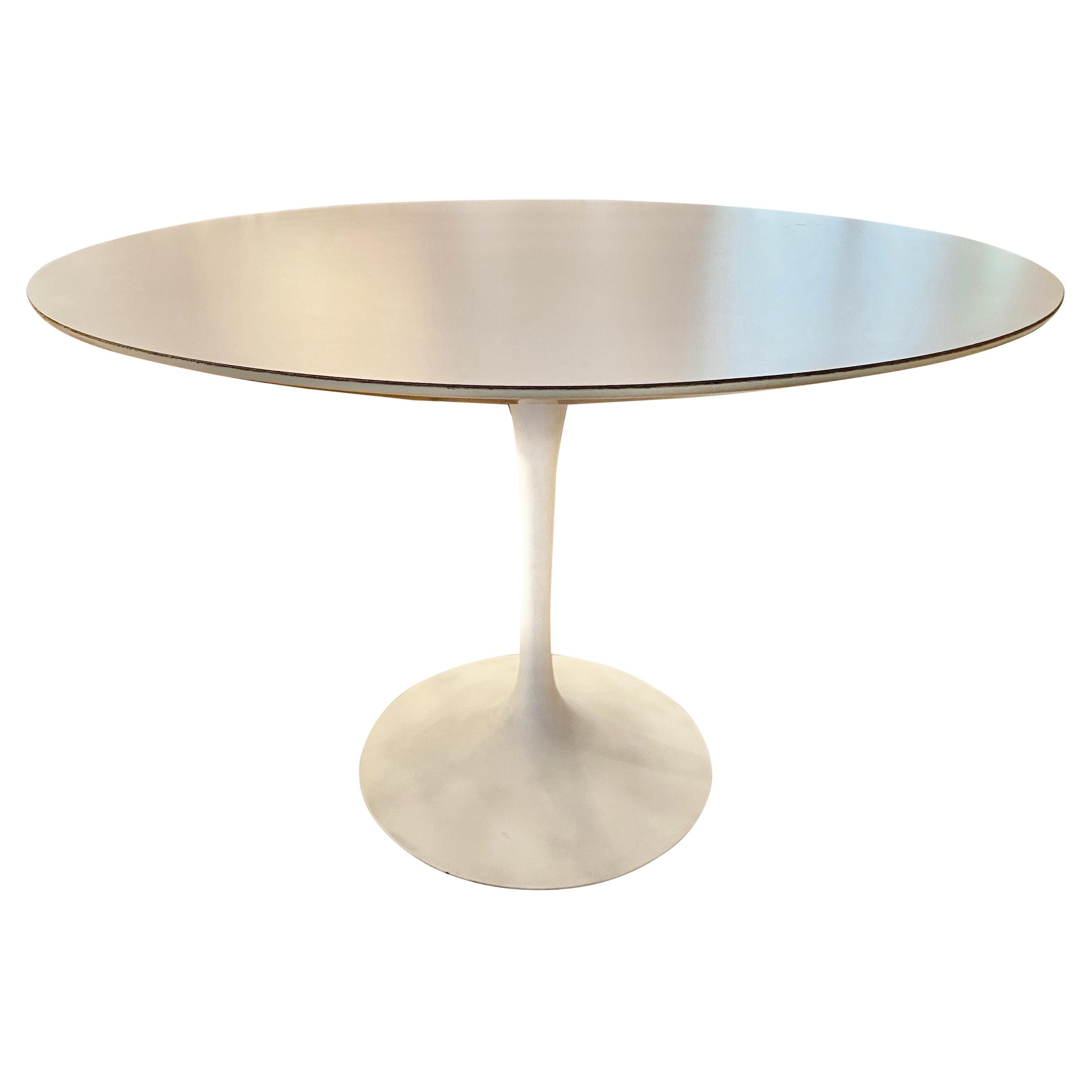 Custom 60" Round Tulip Dining Table at 1stDibs