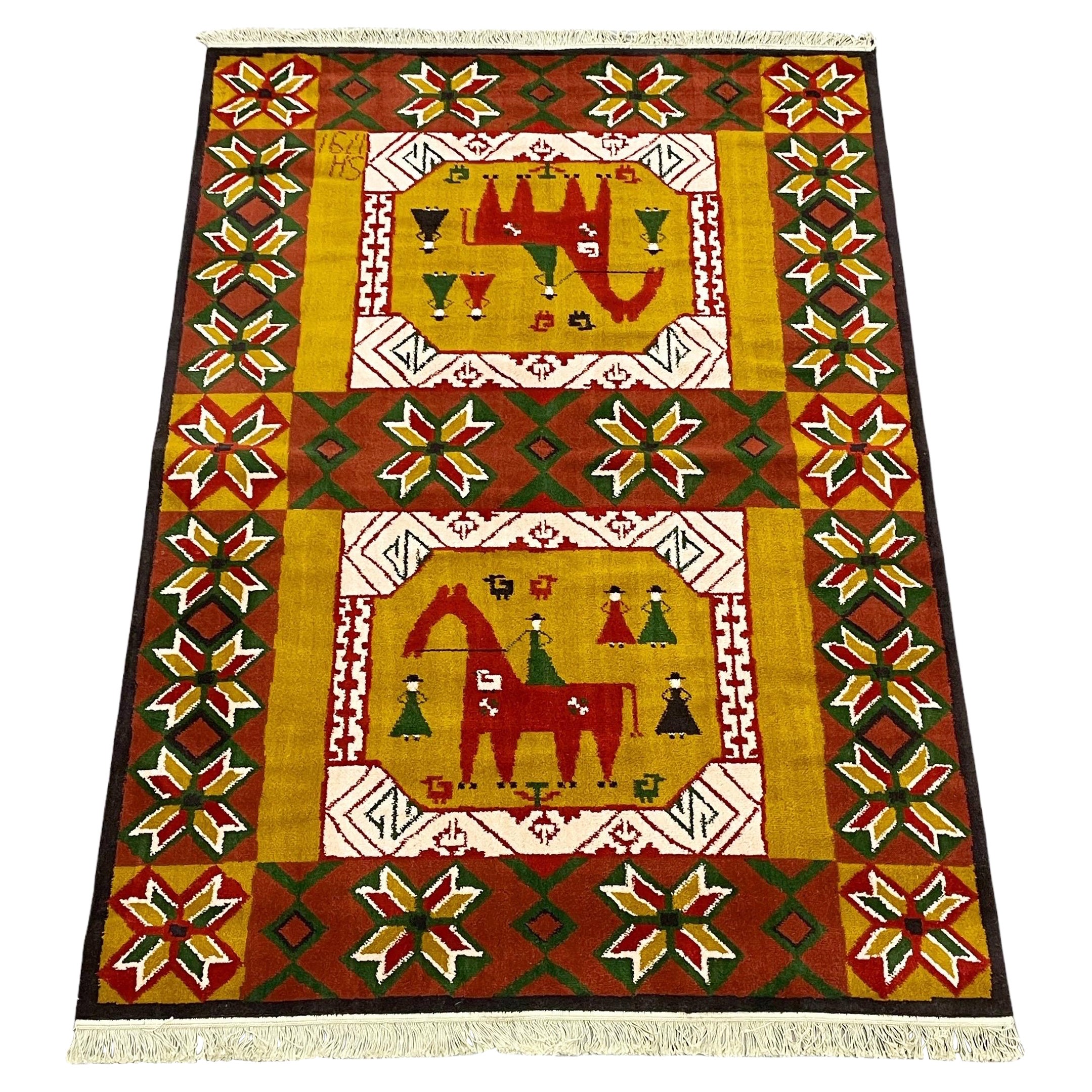 Ege Rya Dänischer moderner Wollteppich aus der Mitte des Jahrhunderts, neu, auf Lager, Heritage Line