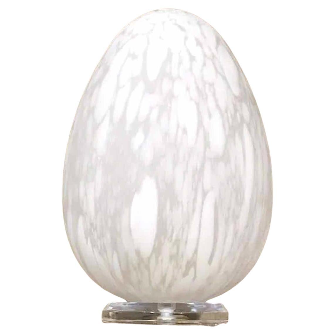 Mid-Century Egg Lamp For Sale