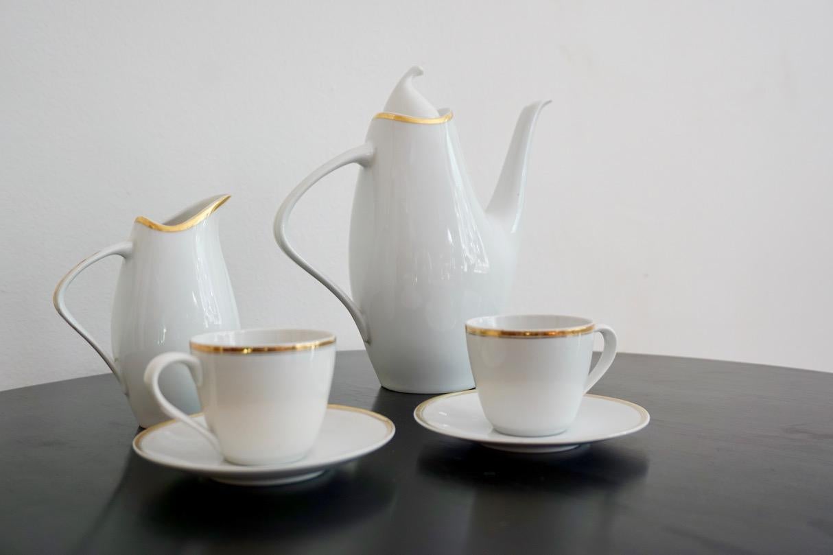 Mid-Century Modern Midcentury Elka Coffee Set by Jaroslav Ježek for Pirkenhammer, 1958 For Sale