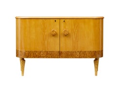 Mid century elm and burr small sideboard by Tingstroms