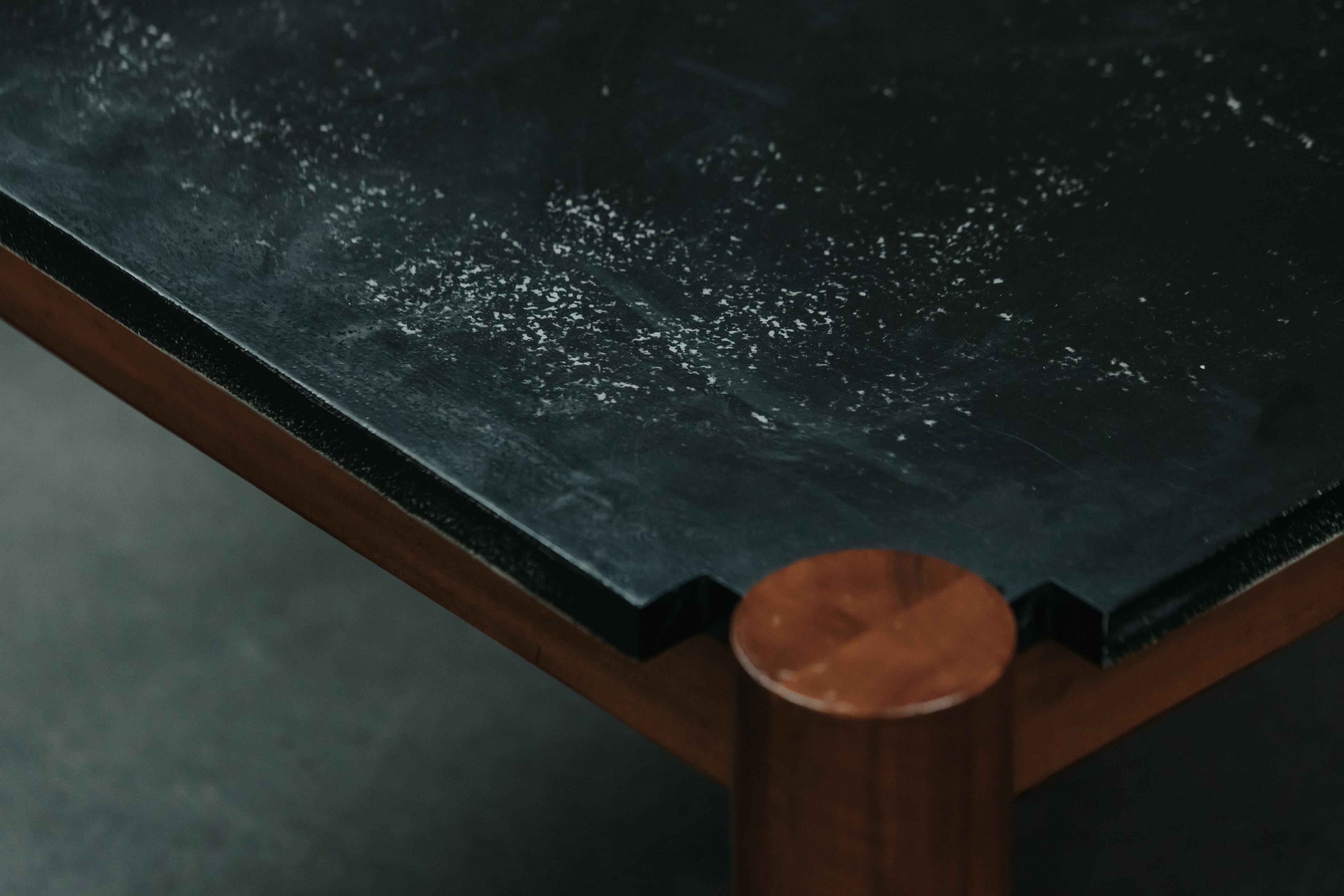 Late 20th Century Mid Century Elm Coffee Table From France, Circa 1970 For Sale