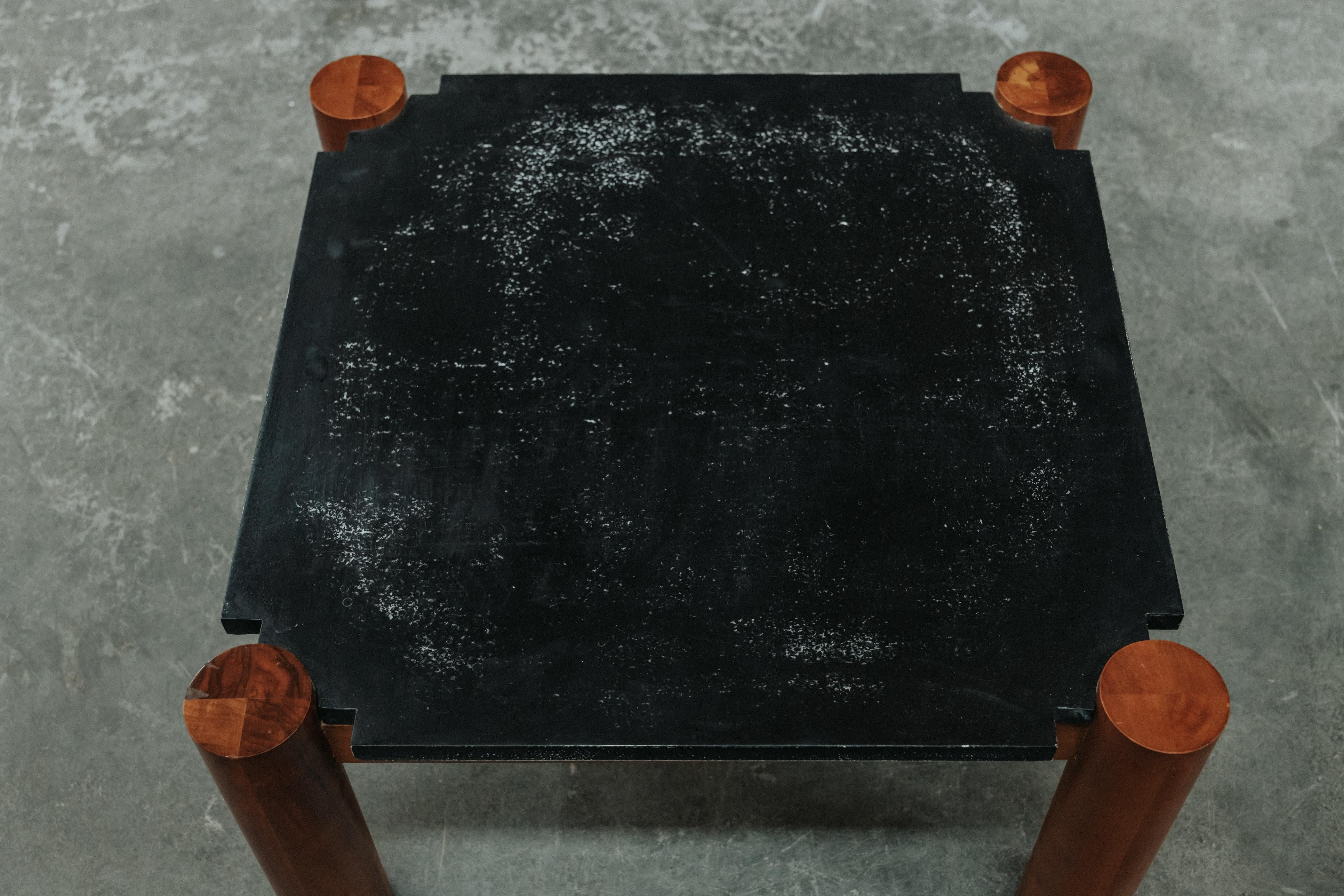 Mid Century Elm Coffee Table From France, Circa 1970 For Sale 2