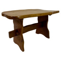 Mid Century Ulme Beistelltisch