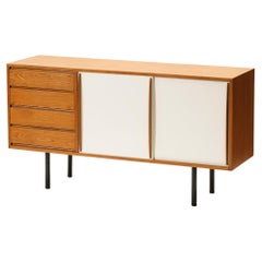 Mid-Century Elm Sideboard Model 4004 by Olli Borg for Asko, Finland, 1955