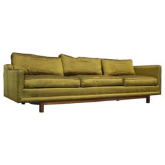 Mid-Century Elongated 3 Seat Low Profile Tuxedo Sofa by Widdicomb