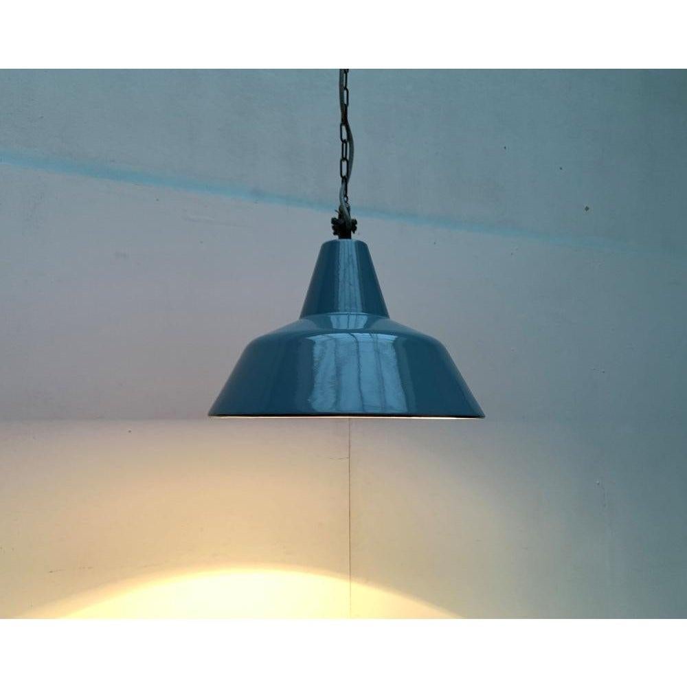 XX secolo Lampada a sospensione di metà secolo di Emaille Workshop, anni '60 in vendita