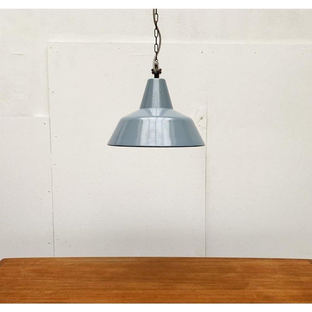 Lampada a sospensione di metà secolo di Emaille Workshop, anni '60 in vendita 2