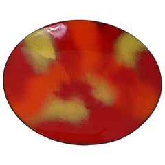 Mid Century  Enamel Bowl by Kareka
