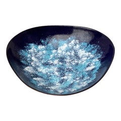 Mid-Century Enamel Metal Bowl, 1960s