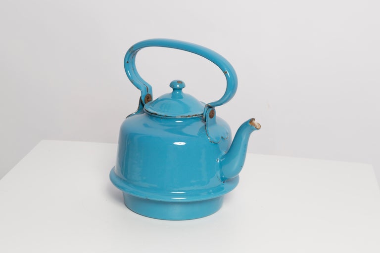 Vintage Small Blue Tea Kettle, Blue Enamelware, Tea Kettle, Antique Tea  Kettle, Small Teapot, Stovetop Kettle, Vintage Tea Kettle. 