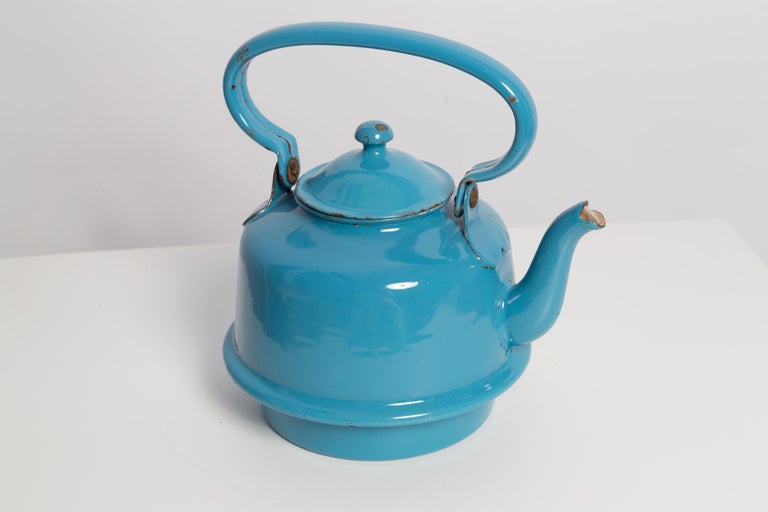 Mid-Century Finnish Enamel Tea Pot Kettle by Kaj Franck, 1960s for