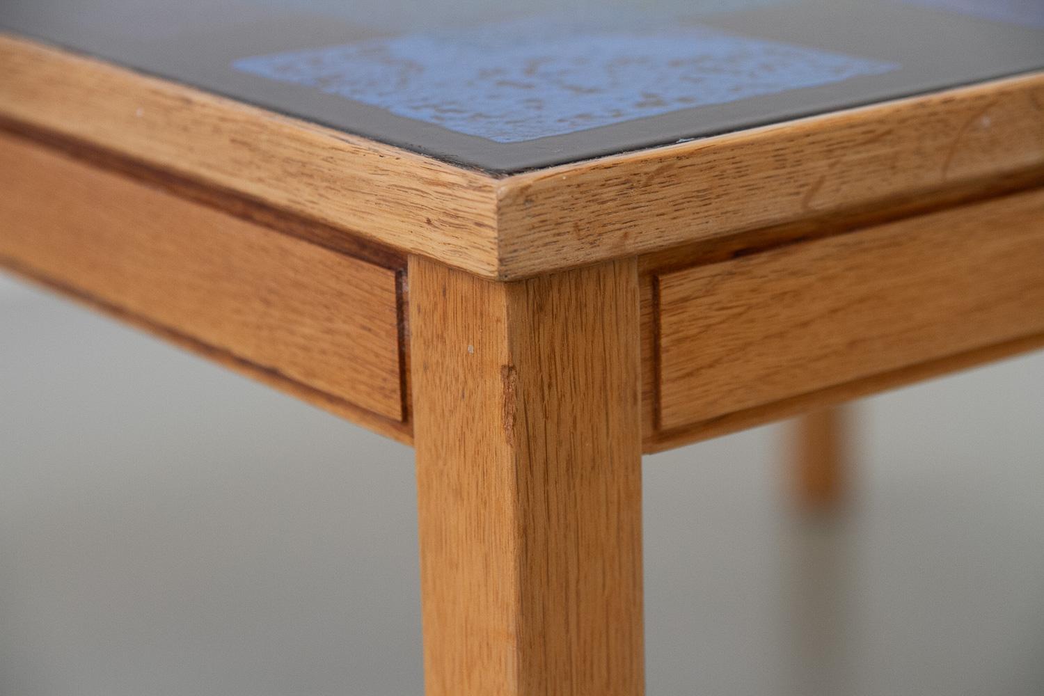 Table basse en Oak Oak émaillé du milieu du siècle par Törneman pour NK Sweden, années 1960. en vente 9