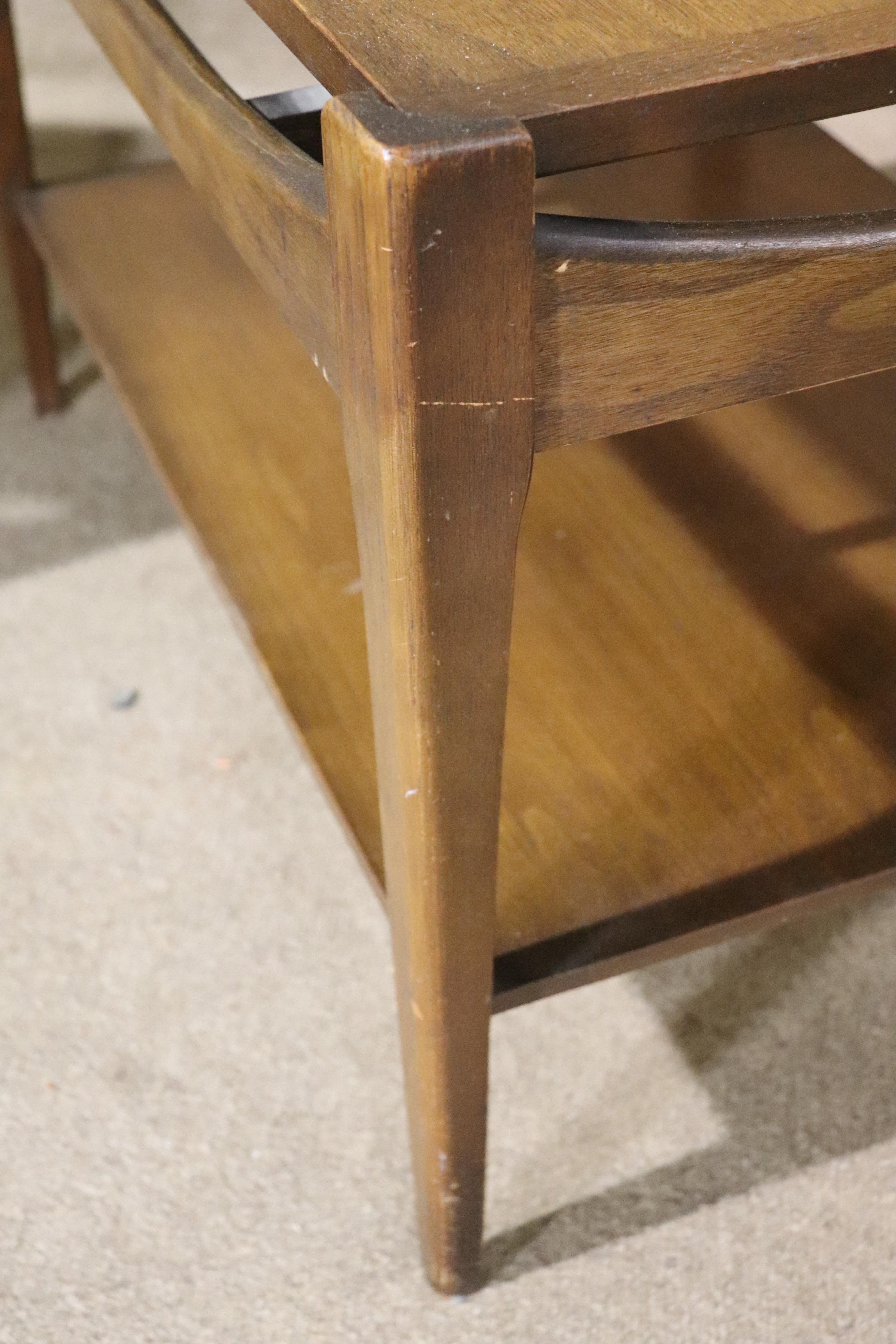 Mid-Century End Tables by Bassett For Sale 1