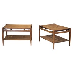 Retro Mid-Century End Tables by Bassett