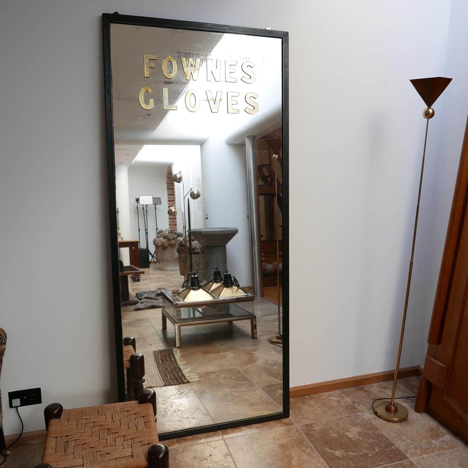 Mid-Century English Advertising Floor or Wall Mirror For Sale 3