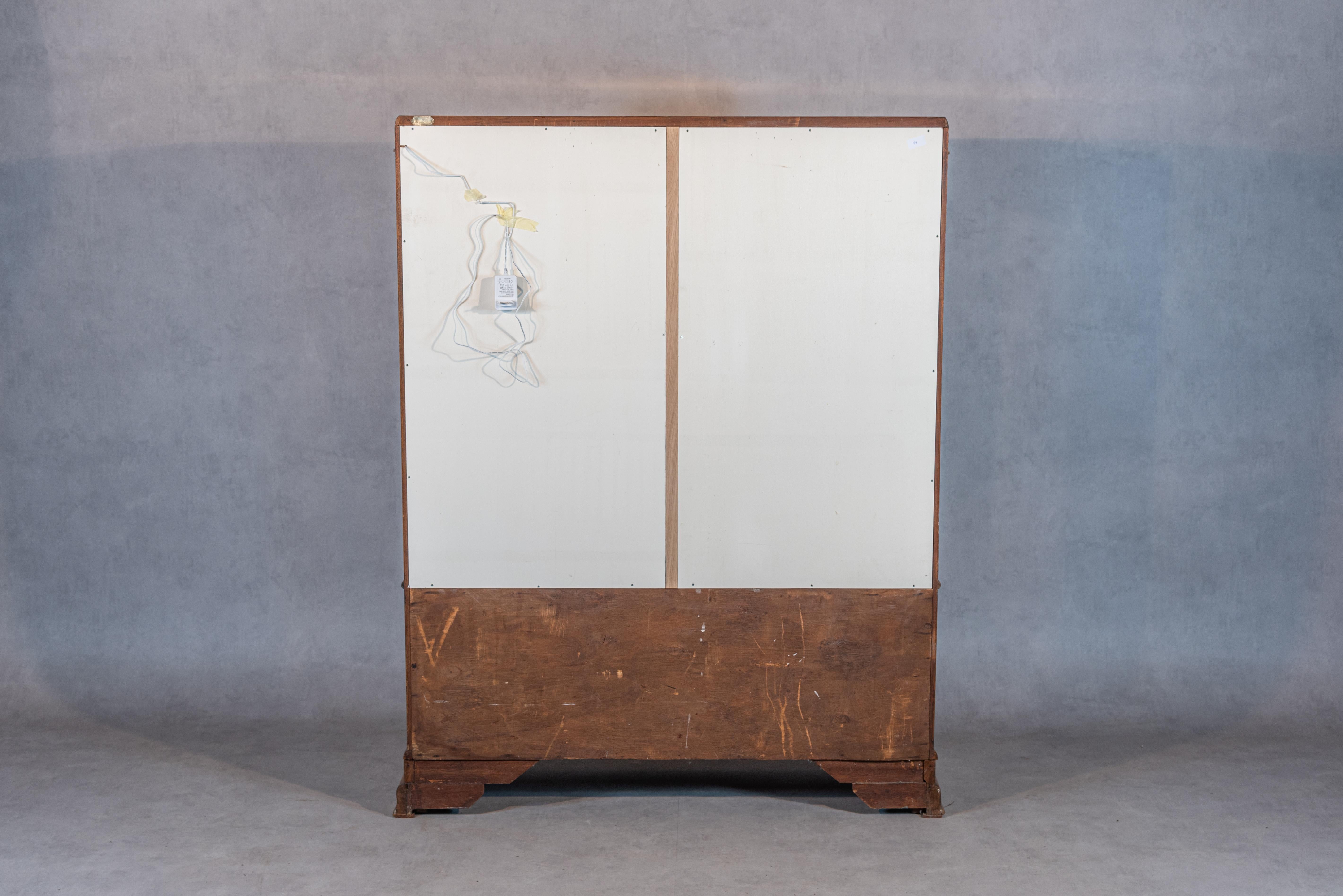 Early 20th Century English Bookcase Vitrine For Sale 2