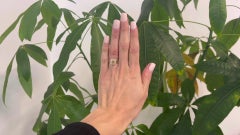 Mid Century English GIA 1.42 Carats Old Mine Cut Fancy Color Diamond Gold Ring