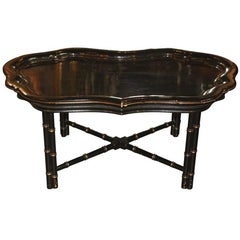 Midcentury English Lacquered Coffee Table