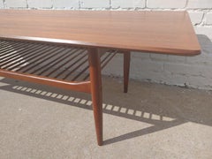 Mid Century English Modern Coffee Table by Kofod Larsen