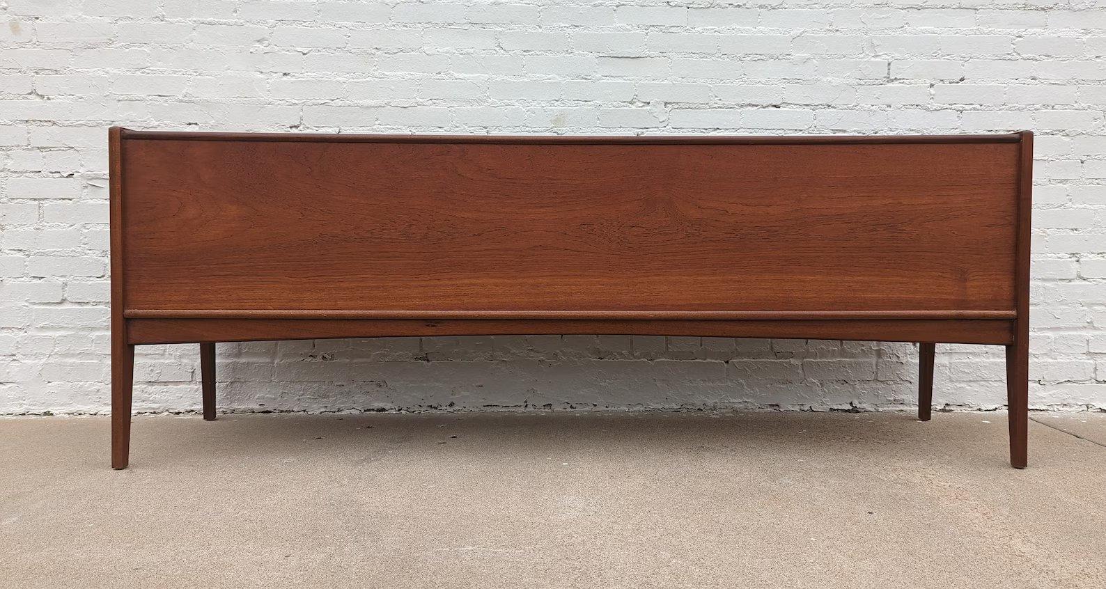 Mid-Century Modern Mid Century English Modern Teak Credenza by Younger For Sale