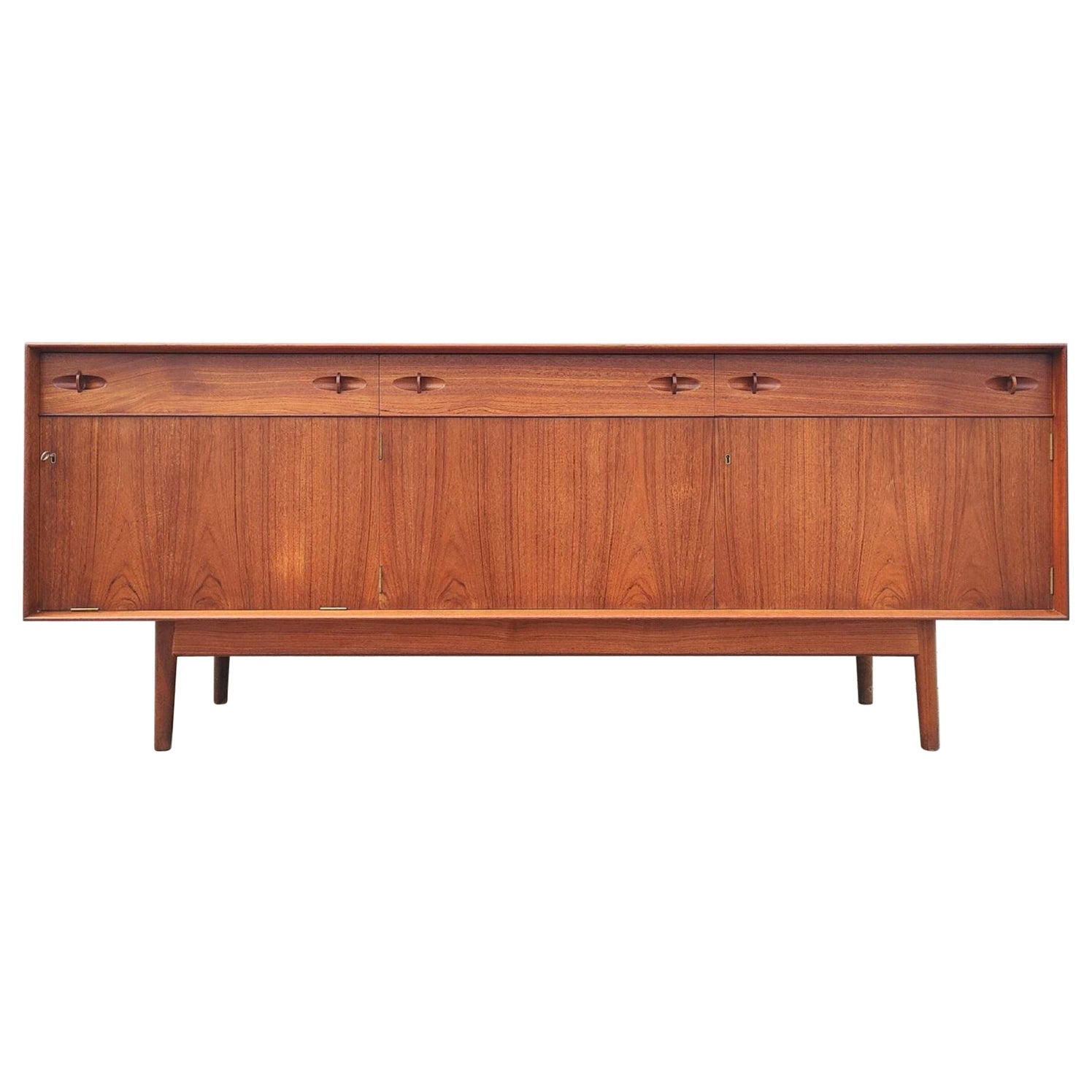 Mid Century English Modern Teak Sideboard