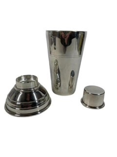 Mid-Century English Silver Plate Cobbler Type Cocktail Shaker