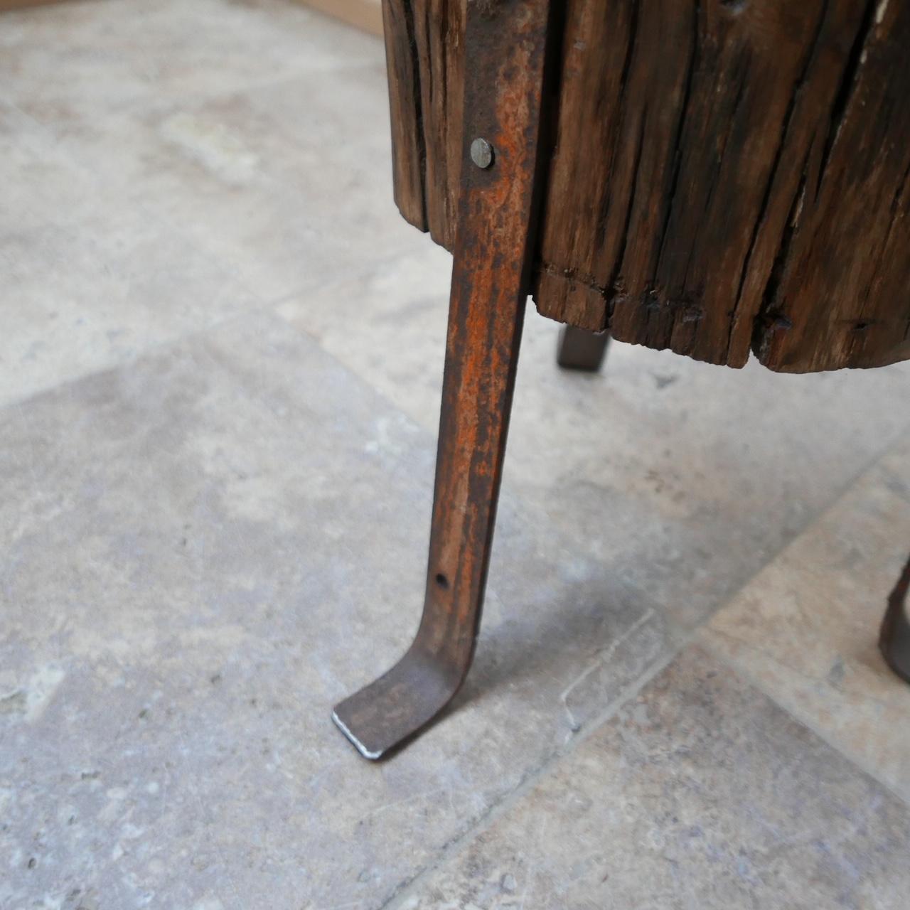 Mid-Century Modern Mid-Century English Stump Side Table For Sale