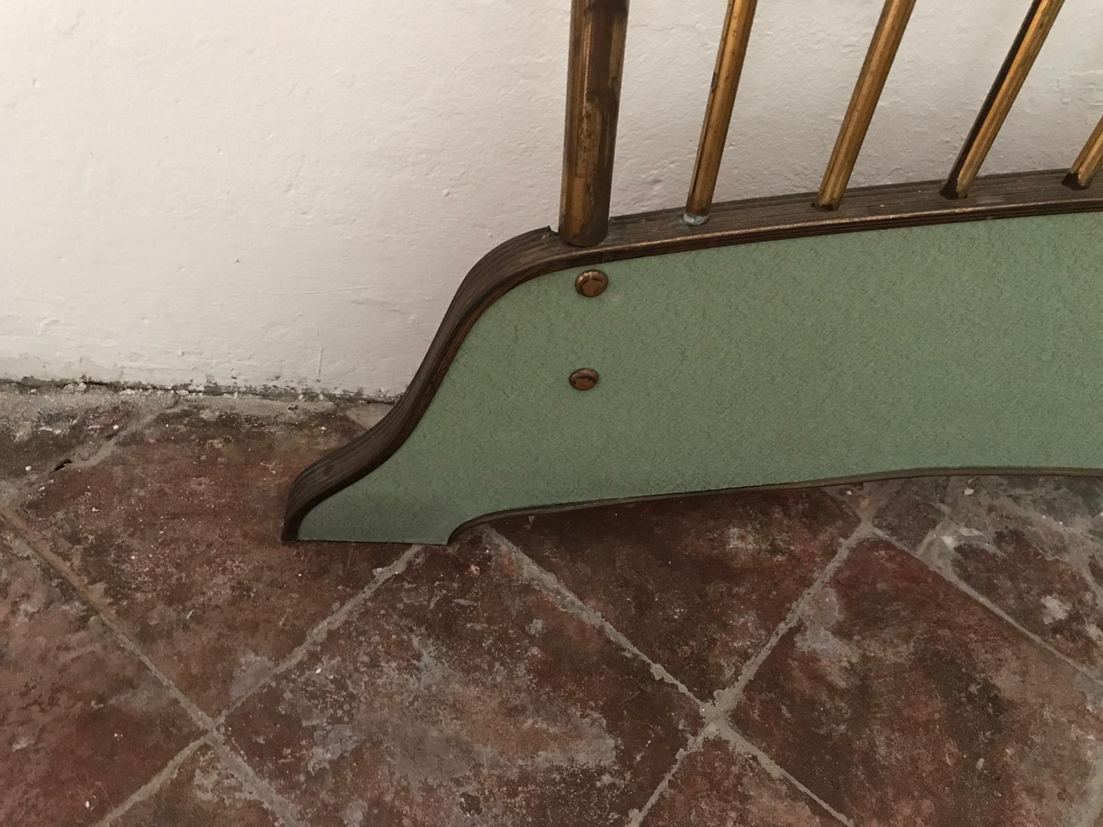 Italian Mid-Century Entrance Coat Rack with Watercolour, Italy in the Style of Gio Ponti For Sale