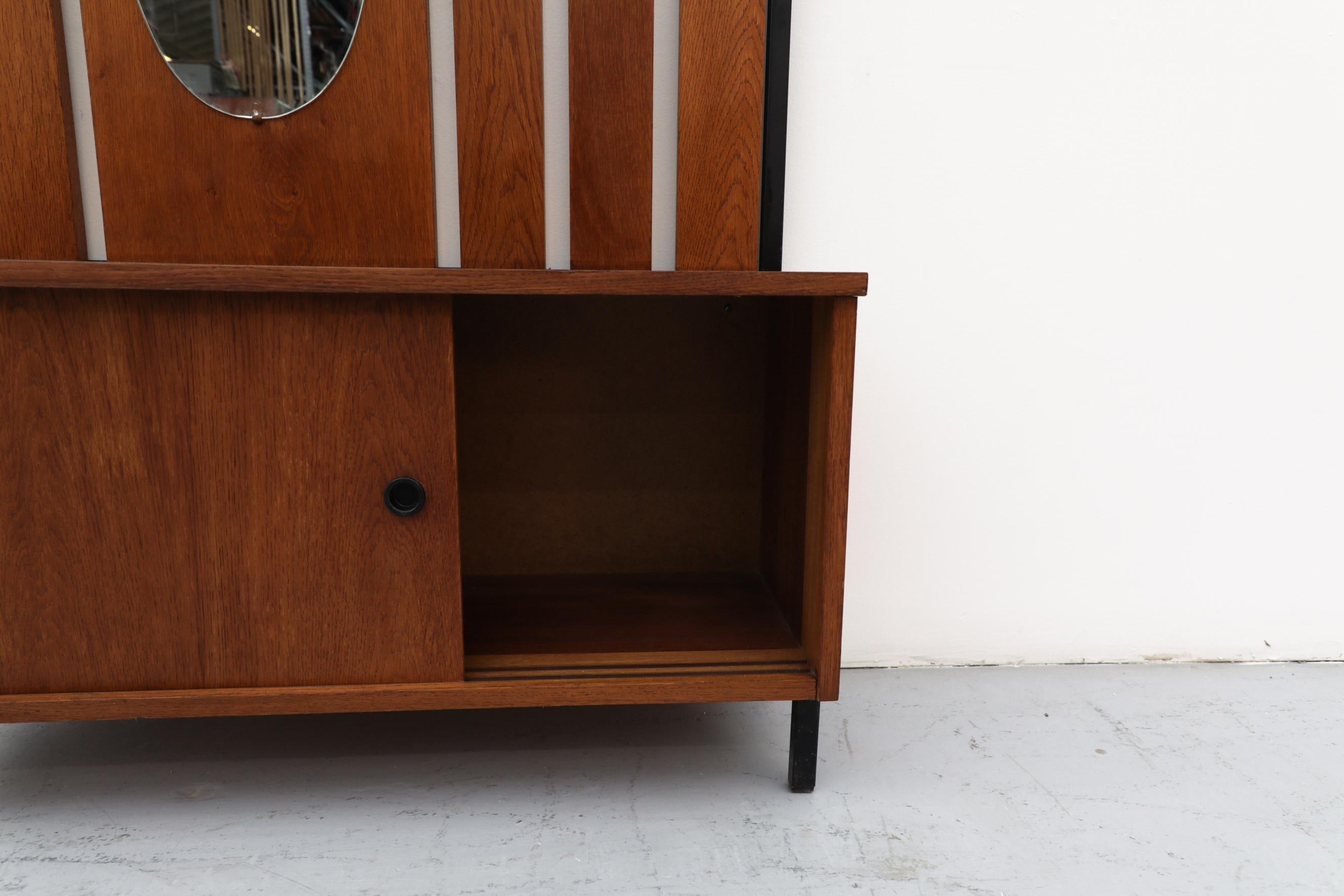 Mid-Century Entry Hall Coat Rack with Storage Bench 5