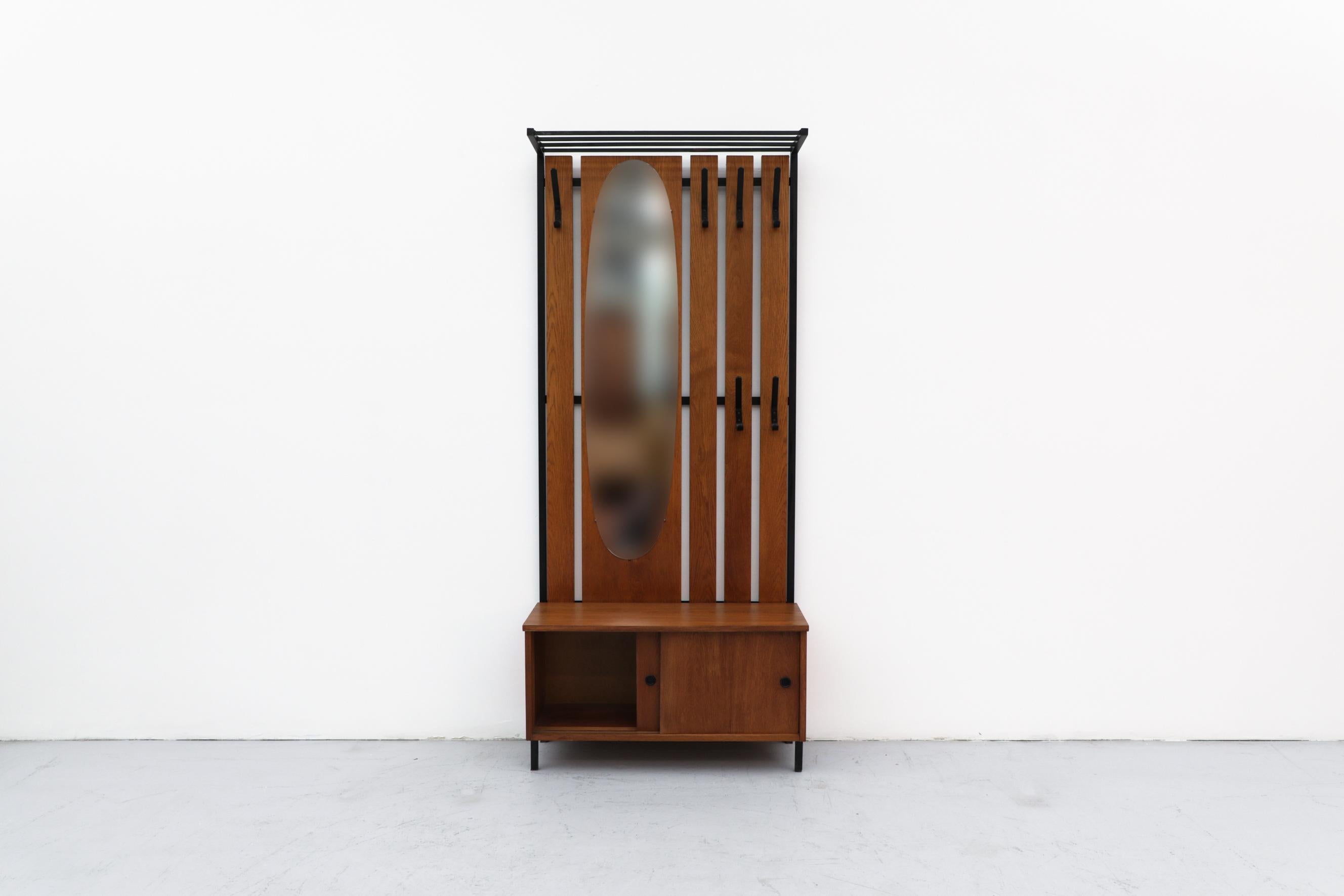 midcentury modern hall tree