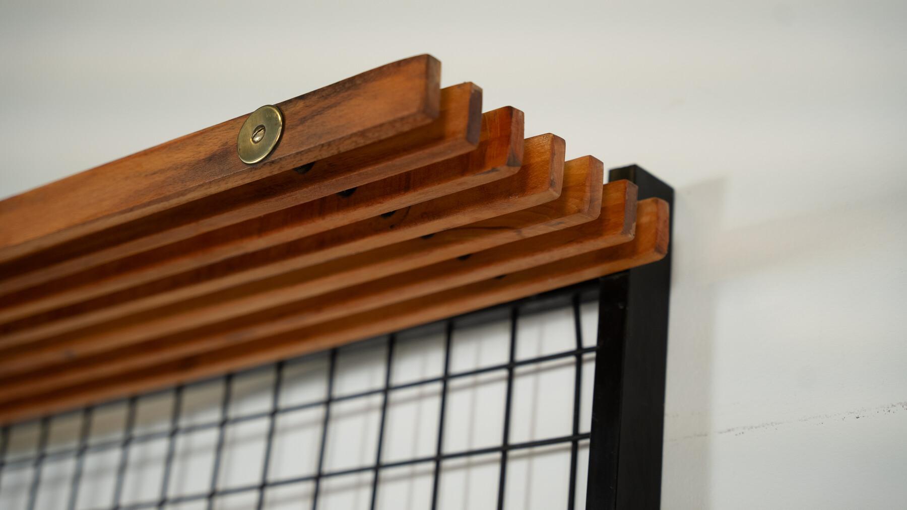 Banc d'entrée du milieu du siècle avec porte-manteaux, Italie, années 1960 en vente 5