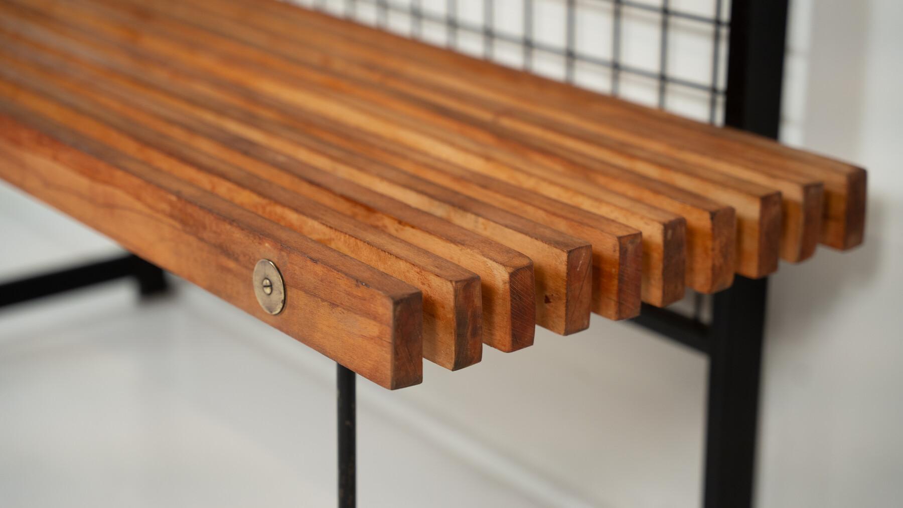 Banc d'entrée du milieu du siècle avec porte-manteaux, Italie, années 1960 en vente 2