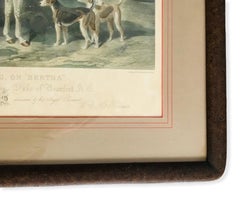 Mid-Century Equestrian Hand Colored Engraving by Edward Hacker
