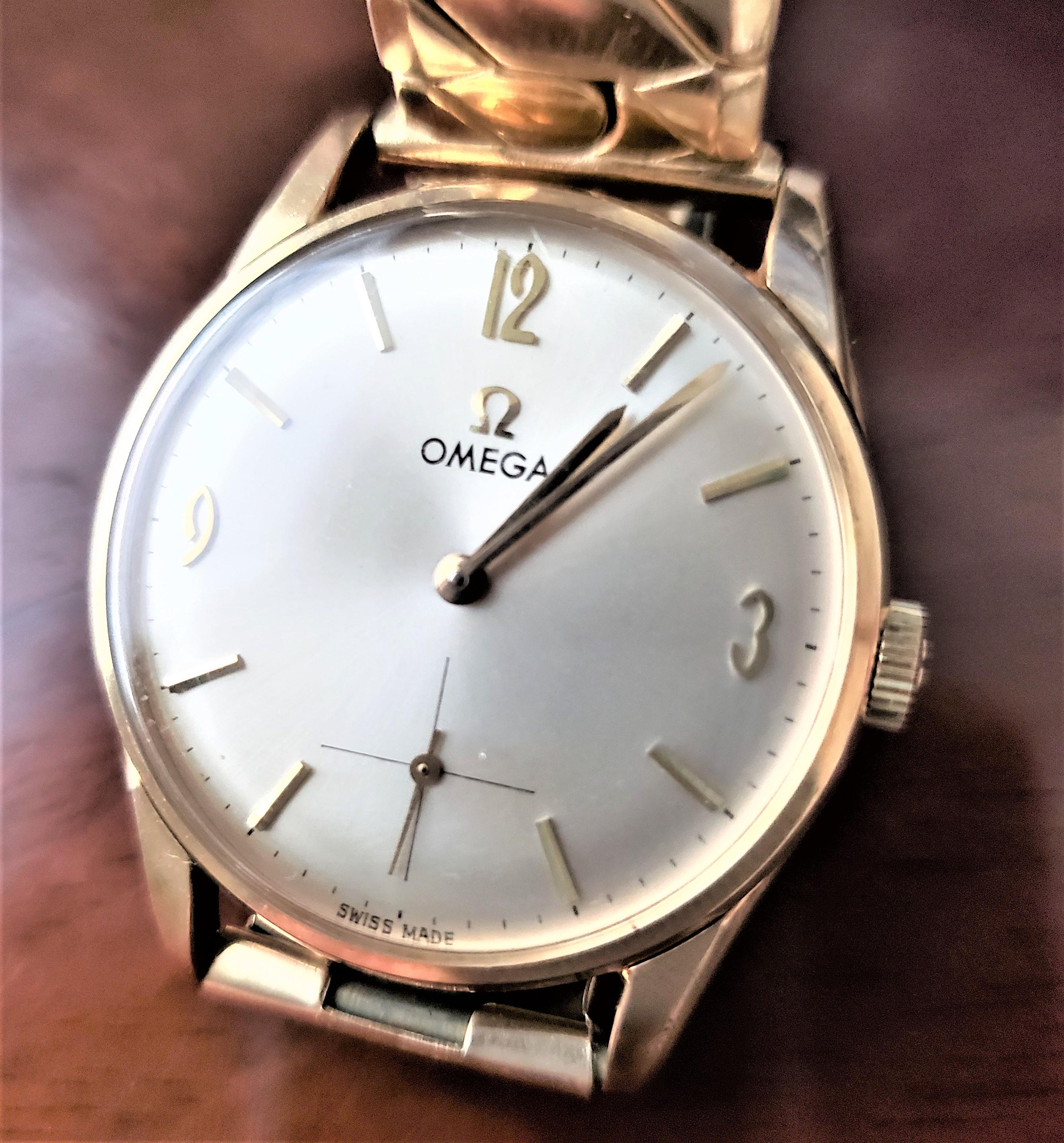 omega gold watch