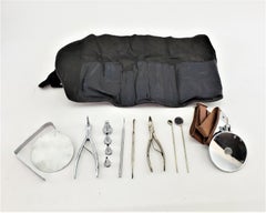 Mid-Century Era Assorted Medical Doctor's Field Examination Instrument Set