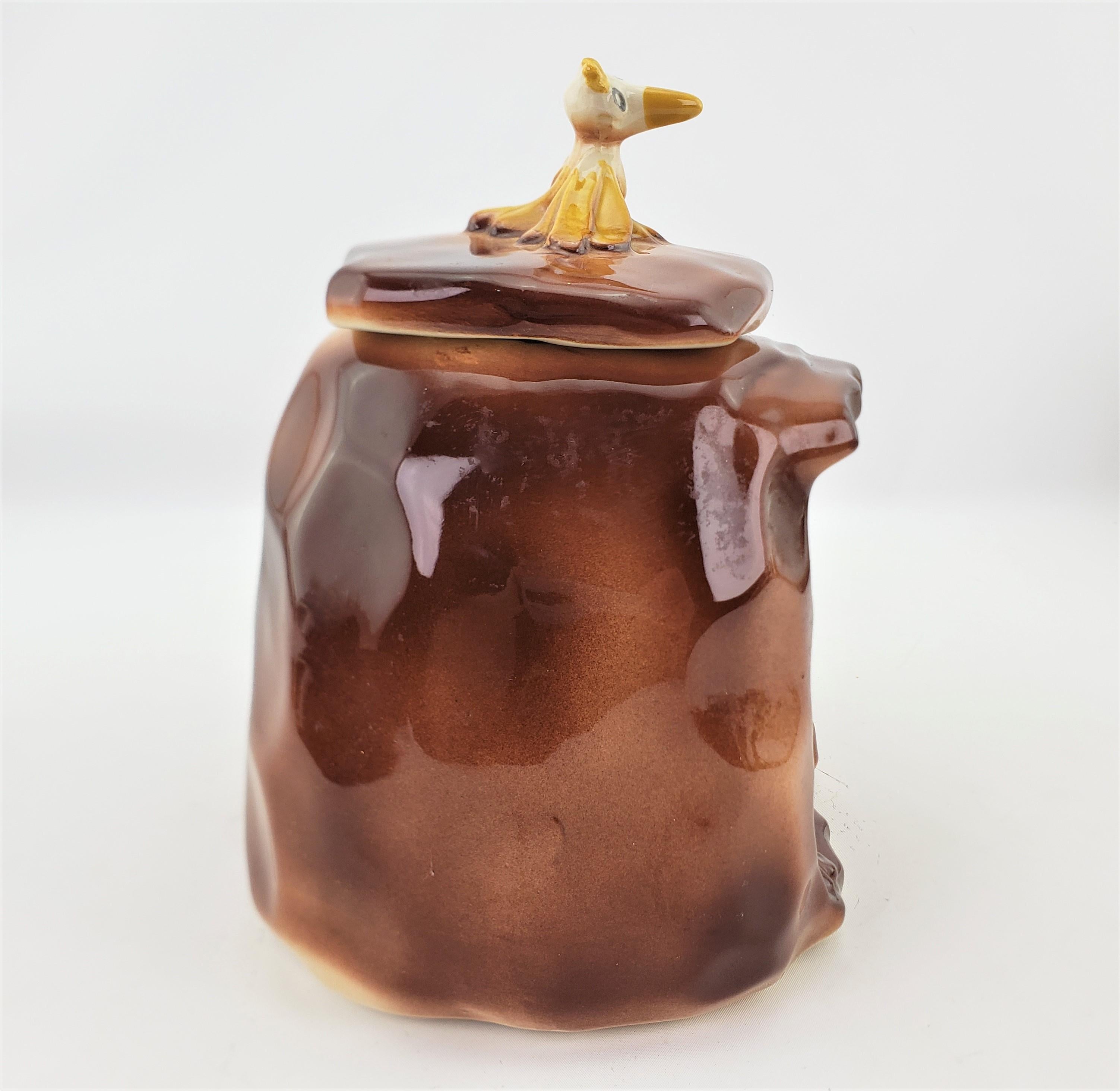 20th Century Mid-Century Era Barney & Betty Rubble of 'The Flintstones' Ceramic Cookie Jar For Sale