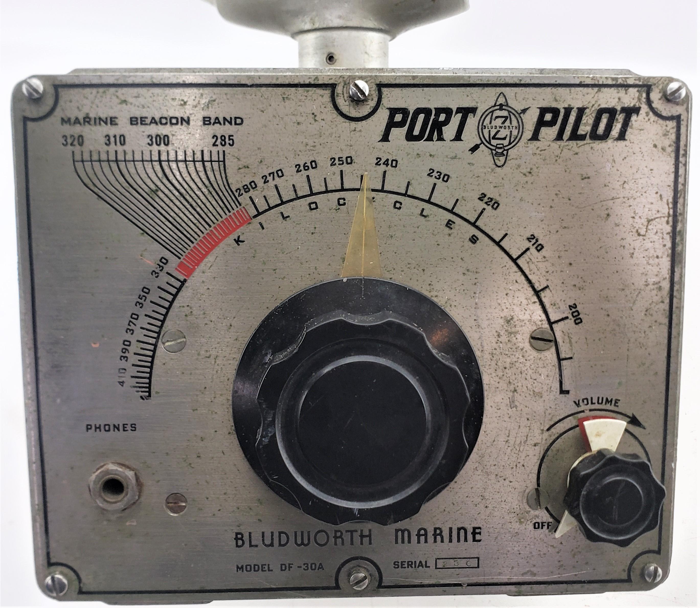 Mid-Century Era Bludworth Marine Port Pilot Loop Nautical Radio Direction Finder For Sale 2