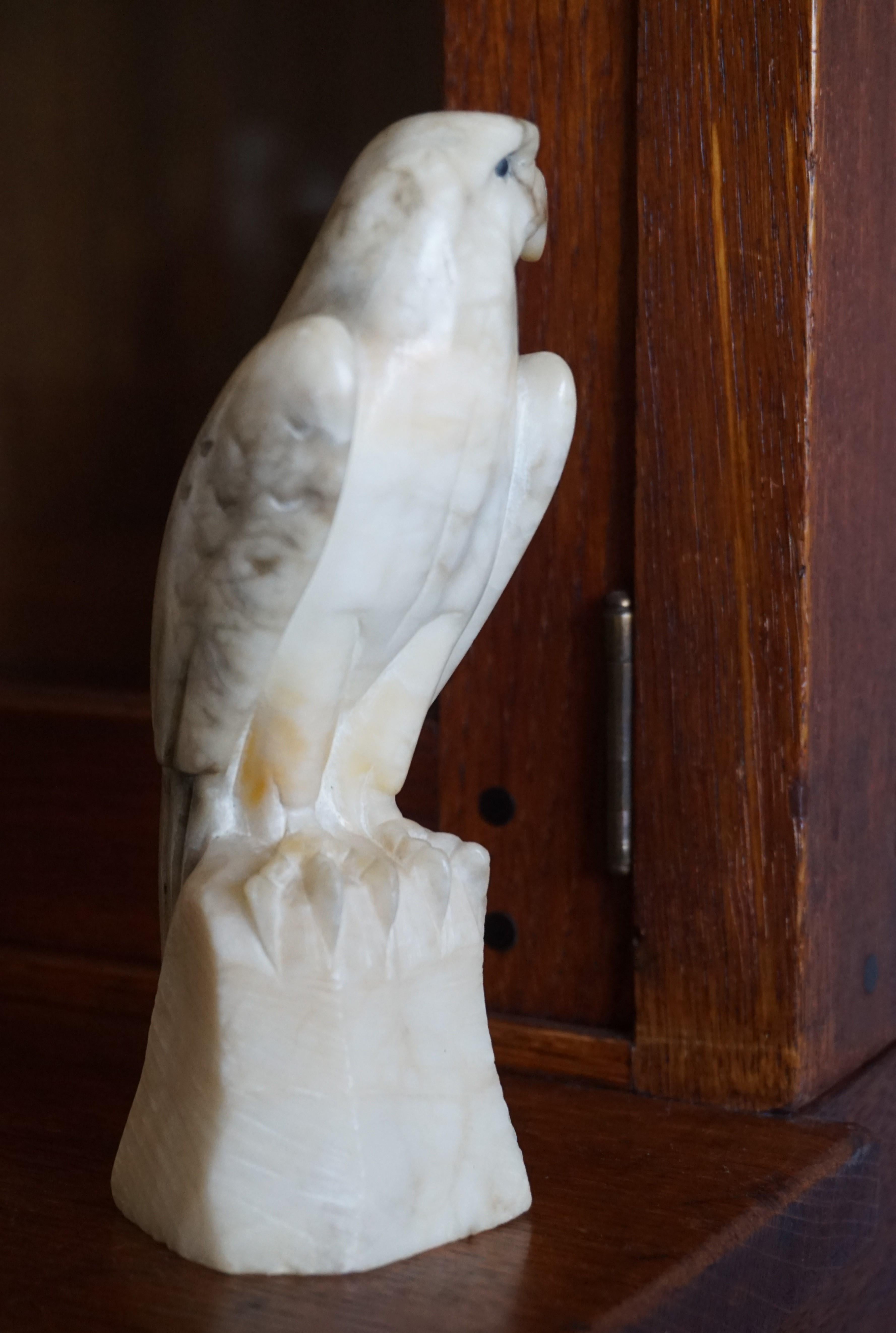alabaster eagle sculpture