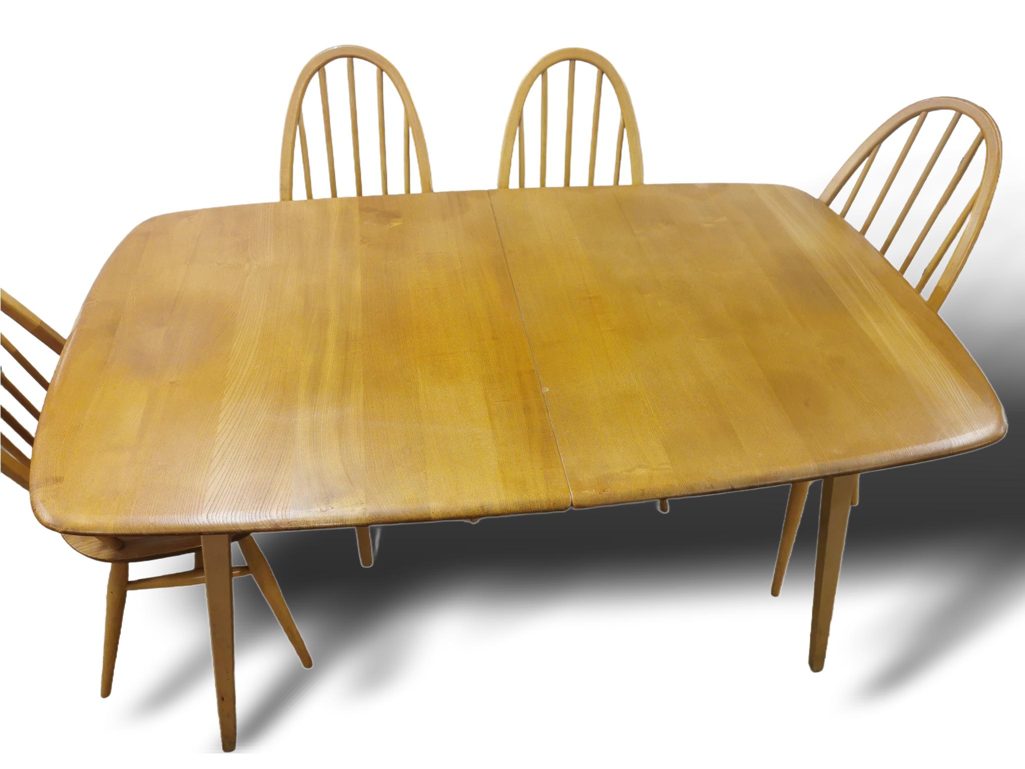 Mesa Ercol Grand Windsor (Sin Sillas) Moderno de mediados de siglo en venta
