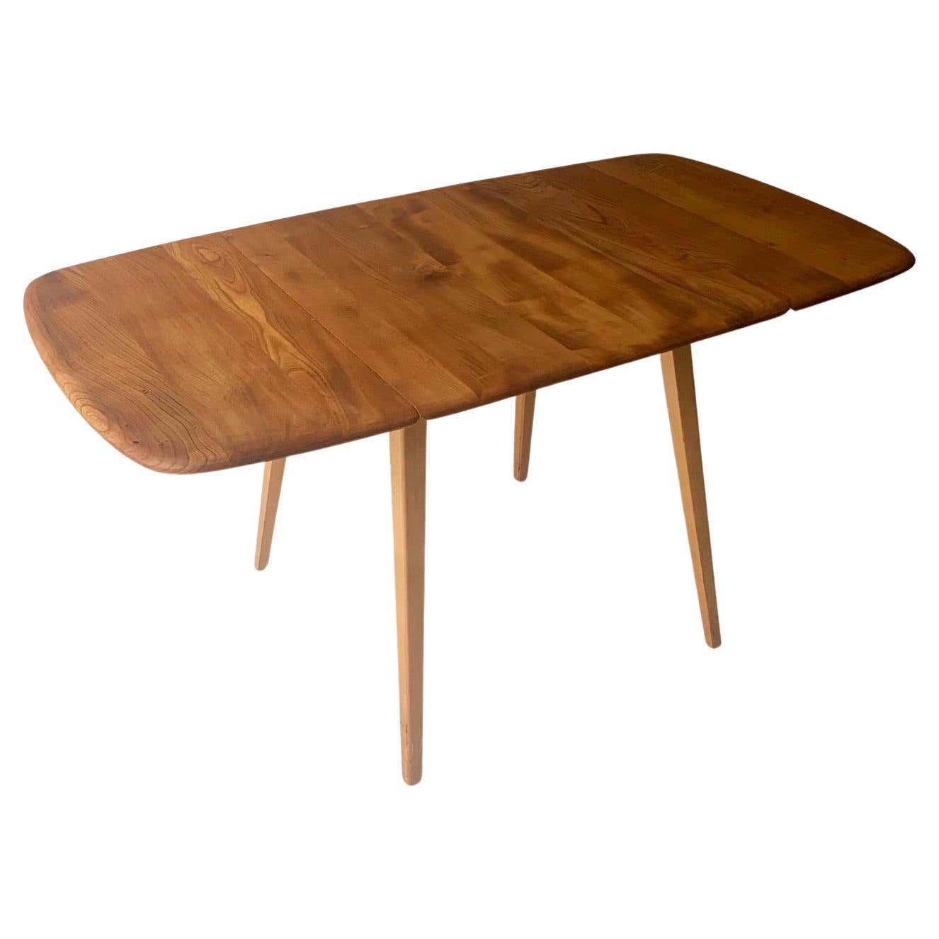 Mid century Ercol Model 492 drop leaf dining table by Lucian Ercolani ...