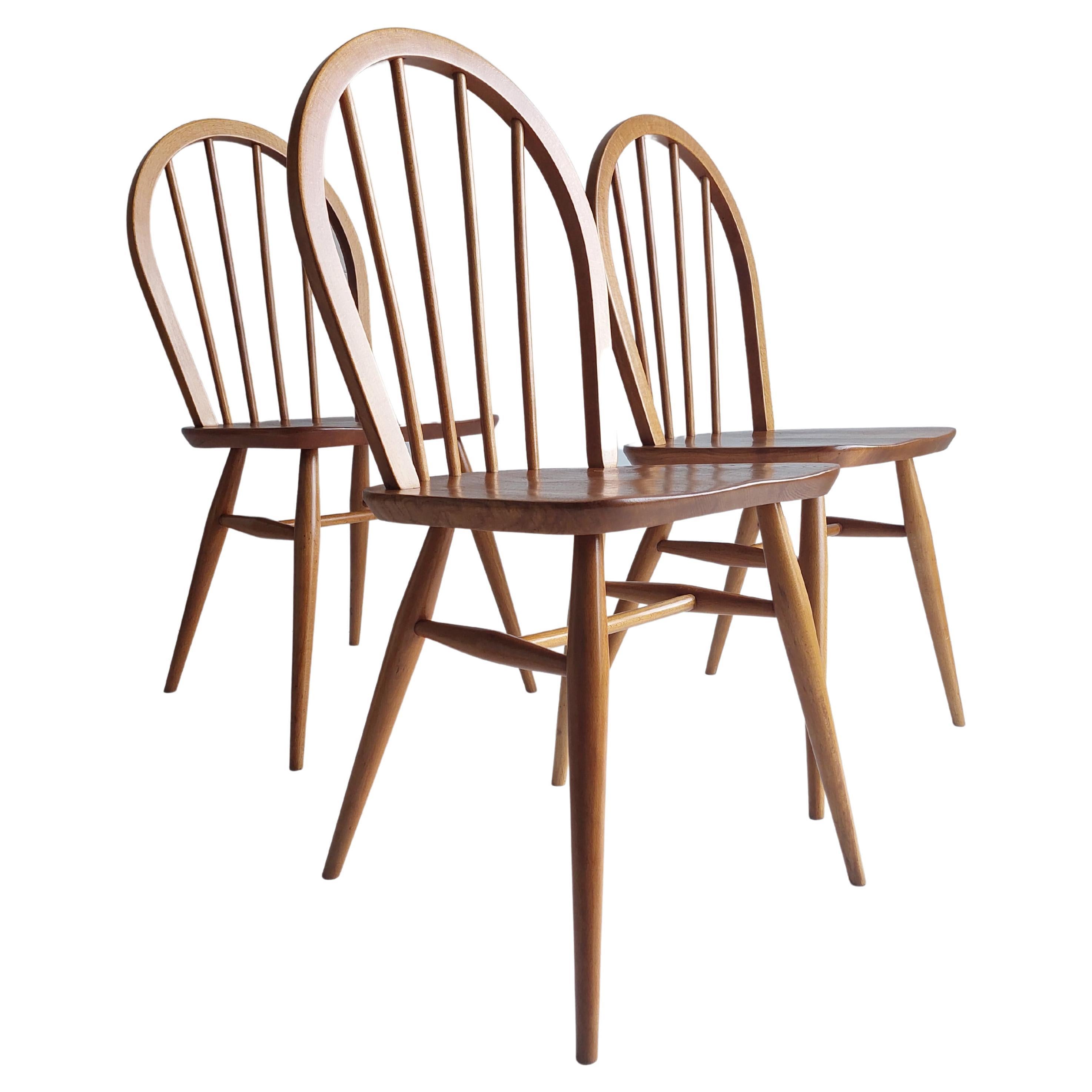 Vintage Ercol Round Dining Table 3 For Sale on 1stDibs